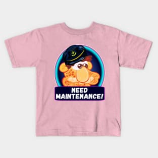 Captain needs maintenance - Fatique - Tired PARTNER Kids T-Shirt